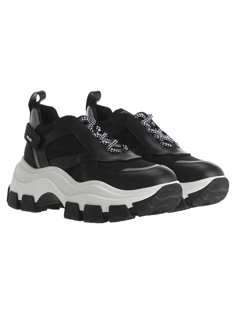 prada chunky sole sneakers|prada knit sneakers women's.